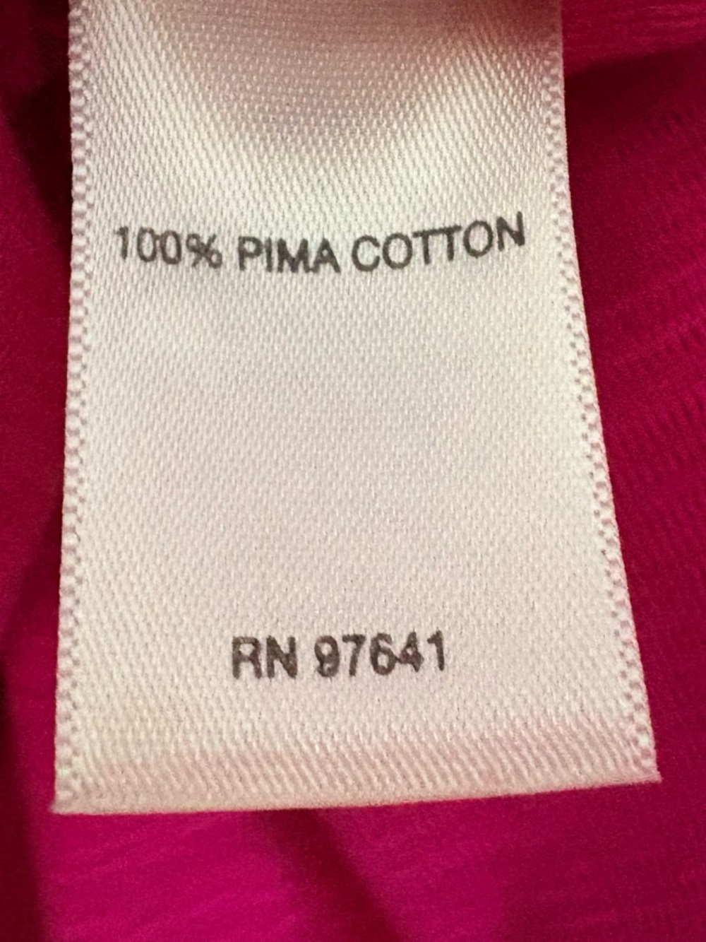 I Jill Women's Top, Pima Cotton, Magenta, xl - Picture 3 of 5
